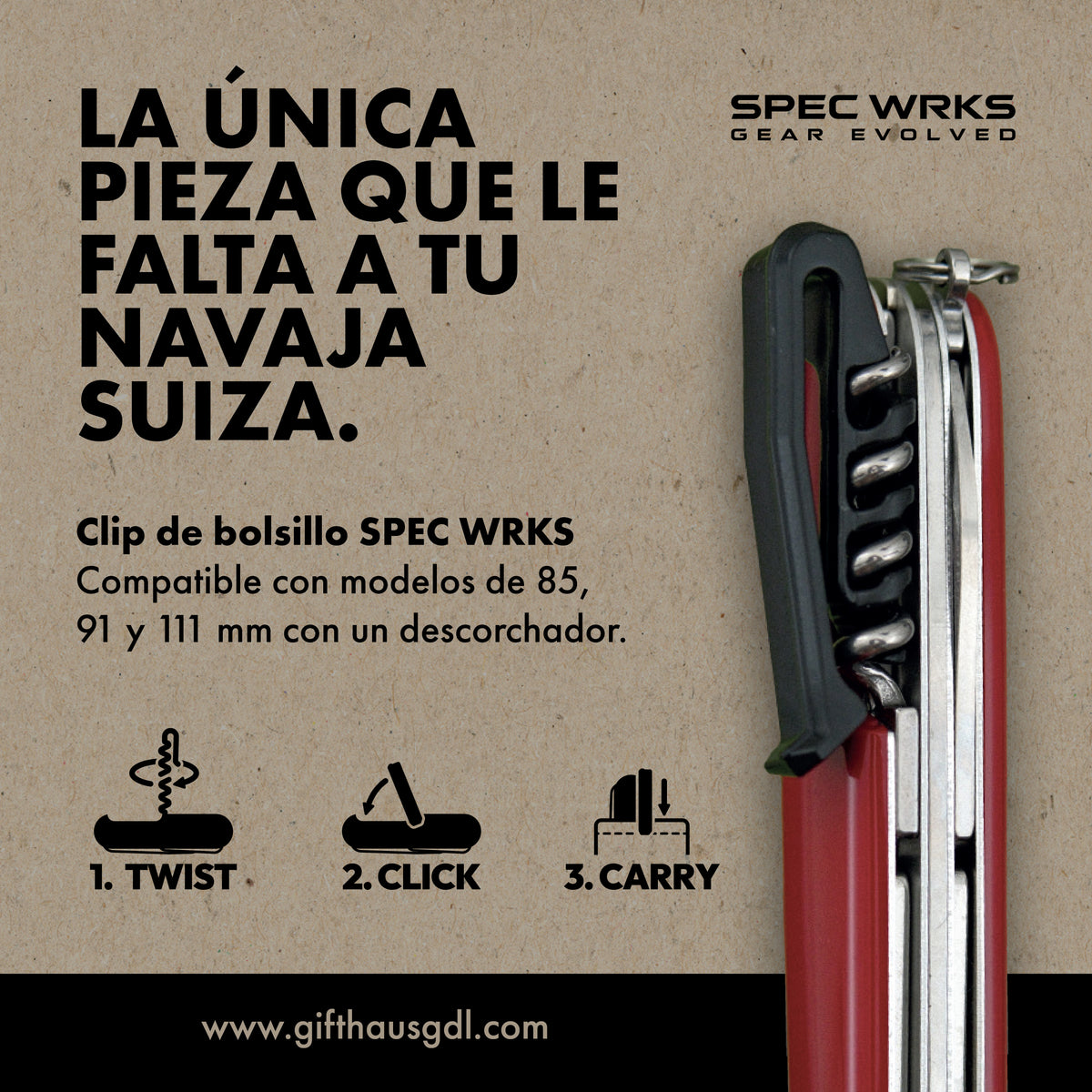 Clip de bolsillo SPEC WRKS
