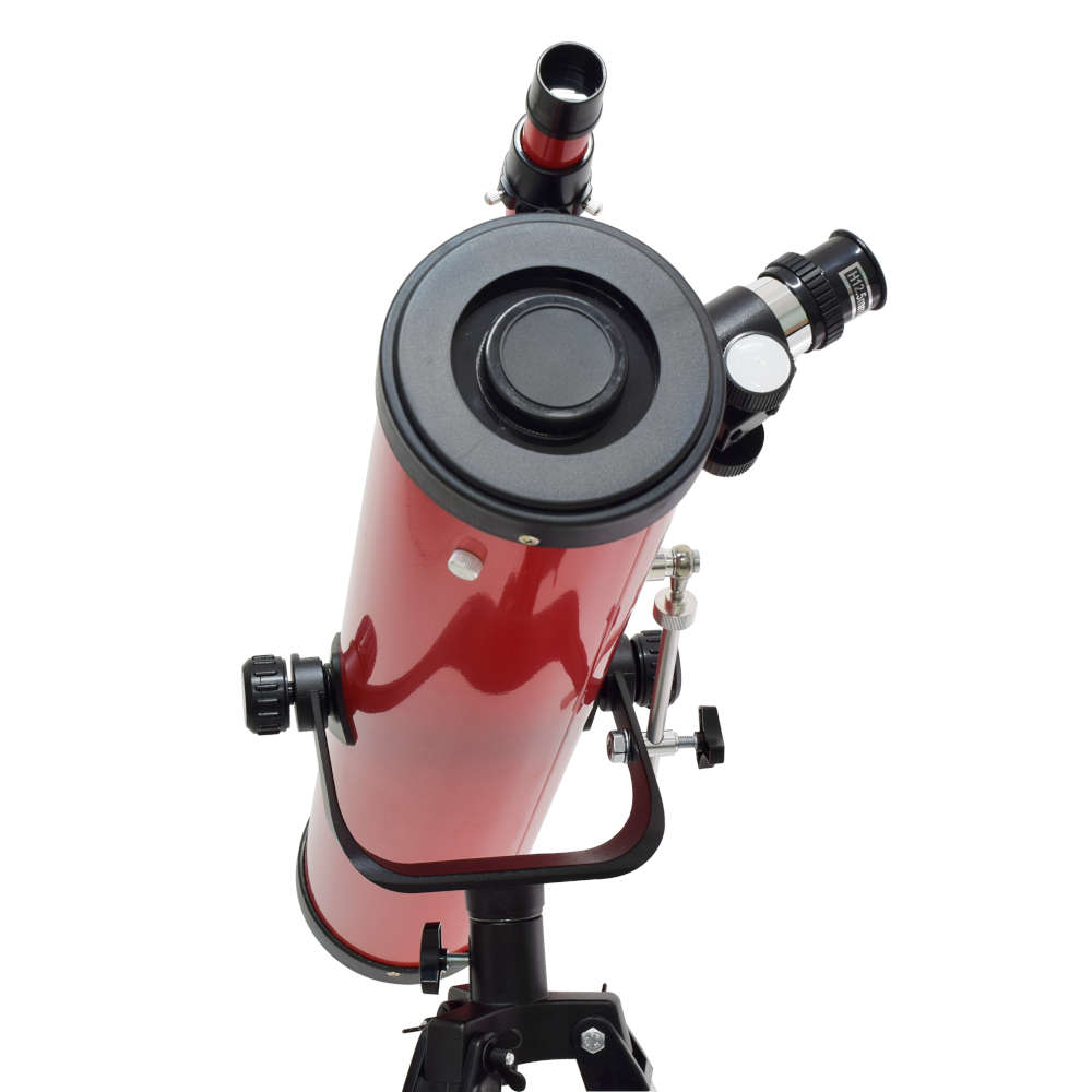 Telescopio Reflector con montura altazimutal, amp. 350 x, 700 mm x 76 mm, rojo