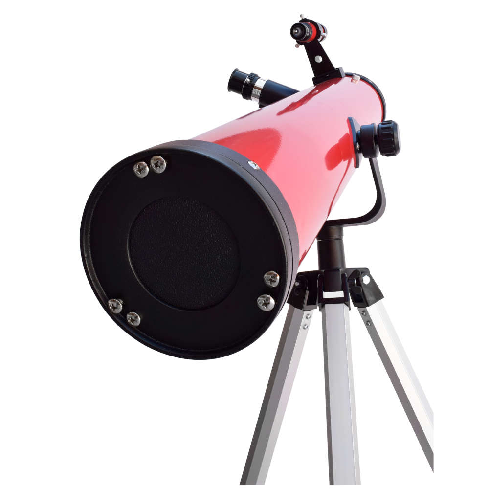 Telescopio Reflector con montura altazimutal, amp. 350 x, 700 mm x 76 mm, rojo