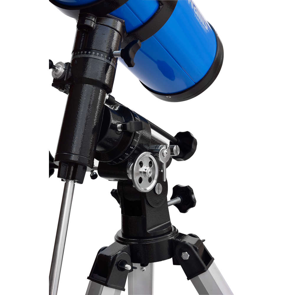 Telescopio reflector con montura ecuatorial EQ3 amp. 500mm x 114 mm, azul