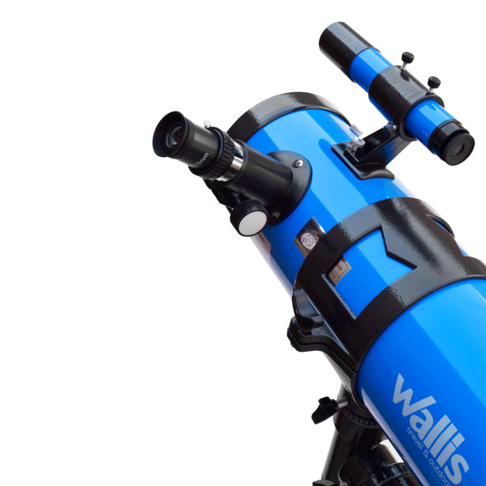 Telescopio reflector con montura ecuatorial EQ3 amp. 500mm x 114 mm, azul