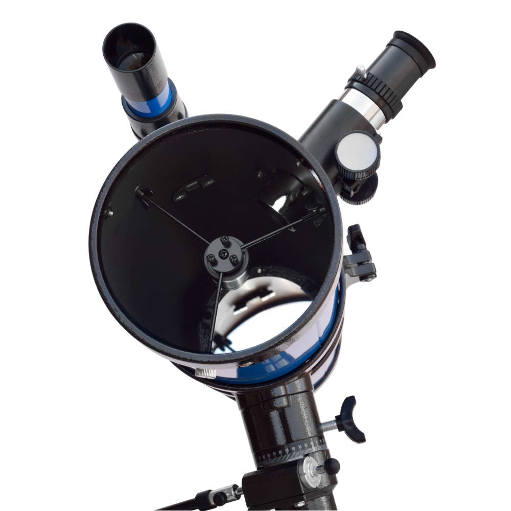 Telescopio reflector con montura ecuatorial EQ3 amp. 500mm x 114 mm, azul