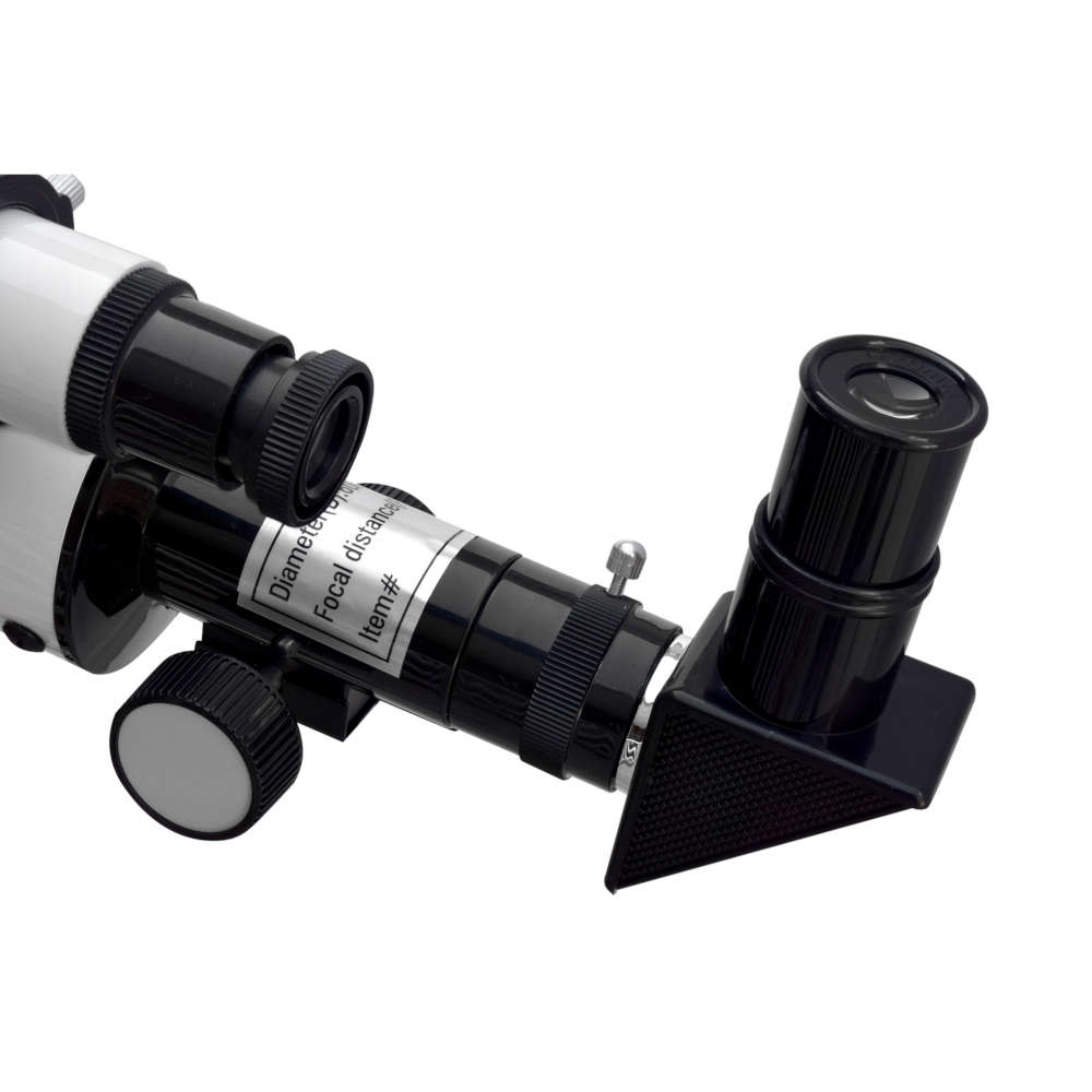 Telescopio Refractor con montura altazimutal, amp.525 x, 700 mm x 60 mm, blanco